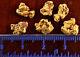 6 Genuine, Natural Australian Gold Nuggets 7.38 Grams