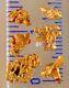 6 Genuine, Natural, Australian Gold Nuggets With Quartz & Hematite 1.42 Gram