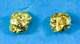 #603 Alaskan-yukon Bc Natural Gold Nugget Earrings 1.26 Grams