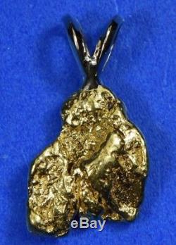 #664 Australian Natural Gold Nugget Pendant 3.13 Grams Authentic