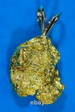 #684 Alaskan-Yukon BC Natural Gold Nugget Pendant 7.50 Grams Authentic