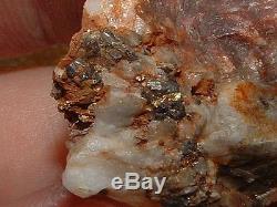 7.16 Grams California Gold Quartz Iron Specimen Natural Gold Nugget