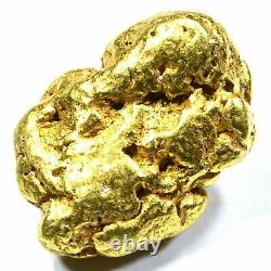 7.593 Grams Alaskan Yukon Natural Pure Gold Nugget Genuine (#n415) B Grade