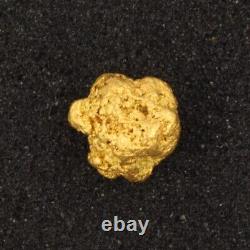 7.91 Grams Large Solid Ball Natural Australian Yellow Gold Nugget 96% Assay