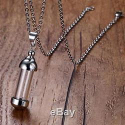 7 Gram Alaska Natural Raw Gold Nuggets With Glass Bottle Pendant Necklace