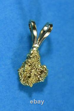 #706 Alaskan-Yukon BC Natural Gold Nugget Pendant. 85 Grams Authentic