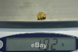 #793 Australian Natural Gold Nugget 1.92 Grams Genuine