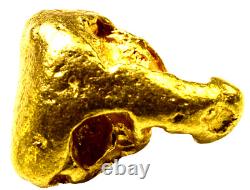 8.468 Grams Australian Natural Pure Gold Nugget Genuine High Purity (#au906)