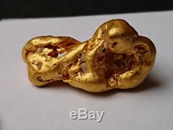 8,63 g 1 BEAUTIFUL Huuuuge Australian Natural Gold Nugget #E-1 (GN-1)