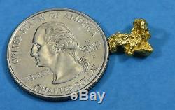 #820 Australian Natural Gold Nugget 2.05 Grams Genuine