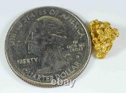 #839 Natural Gold Nugget Australian 1.68 Grams Genuine