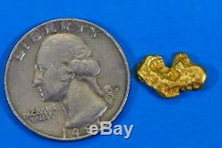#88 Alaskan BC Natural Gold Nugget 1.71 Grams Genuine