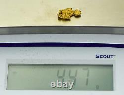 #917 Natural Gold Nugget Australian 4.47 Grams Genuine