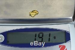 #94 Alaskan BC Natural Gold Nugget 1.91 Grams Genuine