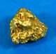 Auqn-29 Natural Australian Gold Nugget With Quartz Genuine 1.31 Grams