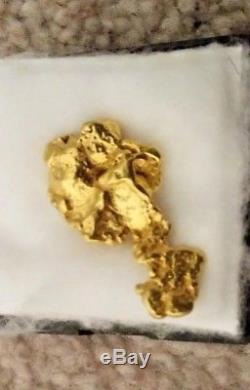 AUSTRALIAN 24k Natural Gold Nugget. Purchased from Grant Documented 7.8grams