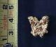 Australian Natural Gold Nugget 6.8 Grams From Bendigo Butterfly Shape