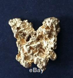 AUSTRALIAN NATURAL GOLD NUGGET 6.8 GRAMS From Bendigo Butterfly Shape