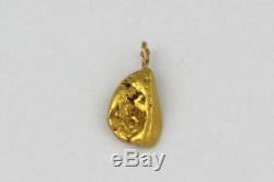 Admirable 10k Yellow Gold Pendant with Natural Nugget