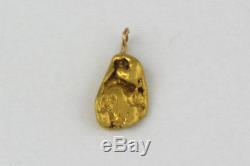 Admirable 10k Yellow Gold Pendant with Natural Nugget