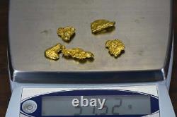 Alaskan BC Natural Gold Nugget 100 Gram lot of 5-10 gram Nuggets Genuine B&C