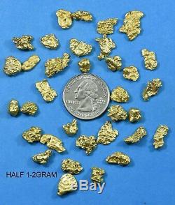 Alaskan BC Natural Gold Nugget 100 Gram lot of. 70 to 5 gram Nuggets Genuine