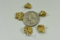 Alaskan BC Natural Gold Nugget 15.55 Gram lot of 2 to 5 gram Nuggets Genuine B&C