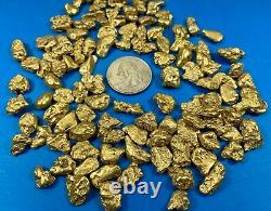 Alaskan BC Natural Gold Nugget 311.00 Gram lot of 2 to 5 gram Nuggets Genuine 10
