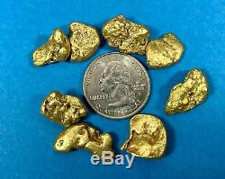 Alaskan BC Natural Gold Nugget 50 Gram lot of 5-10 gram Nuggets Genuine