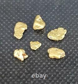 Alaskan BC Small Natural Gold Nuggets 2.04 Grams Total Genuine Great Investment