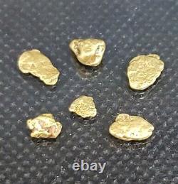 Alaskan BC Small Natural Gold Nuggets 2.04 Grams Total Genuine Great Investment