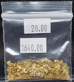Alaskan BC Small Natural Gold Nuggets 20.0 Grams Total Genuine Great Investment
