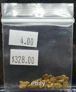 Alaskan BC Small Natural Gold Nuggets 4.00 Grams Total Genuine Great Investment