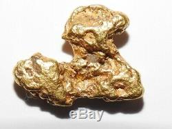 Alaskan Gold Nugget 0.9503 Gram Alaska Natural Raw Nugget (#186) FREE DEL