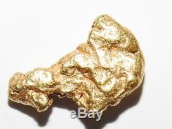 Alaskan Gold Nugget 1.0753 Gram Alaska Natural Raw Nugget (#185) FREE DEL