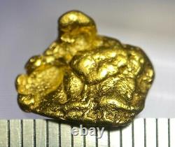 Alaskan Natural Placer Gold Nugget 1.377 grams Free Shipping! #A865