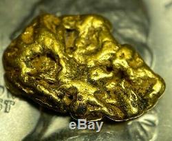 Alaskan Natural Placer Gold Nugget 1.673 grams Free Shipping! #A704