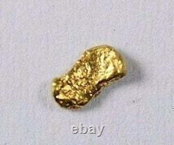 Alaskan-Yukon BC Gold Rush Natural Gold Nugget 0.27 Grams 5 Piece Lot Genuine