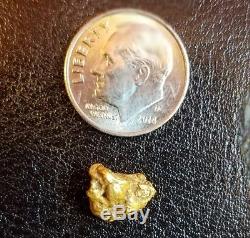 Alaskan-Yukon BC Natural Gold Nugget 1.9 Grams