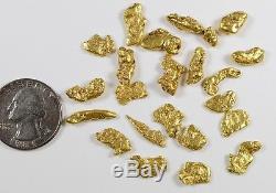 Alaskan-Yukon BC Natural Gold Nugget #4 Mesh 1 Troy Ounce 31.1 -2 Gram 20 DWT