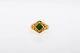 Antique 1950s $3400 1ct Natural Green Jade 10k 24k Gold Nugget Band Ring Heavy