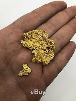 Australia Natural Gold Nugget / Nugget 34.09 Grams Shape Of Australia