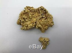 Australia Natural Gold Nugget / Nugget 34.09 Grams Shape Of Australia