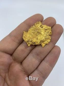 Australia Natural Gold Nugget / Nuggets Sponge Weight 19.15 Grams Rare