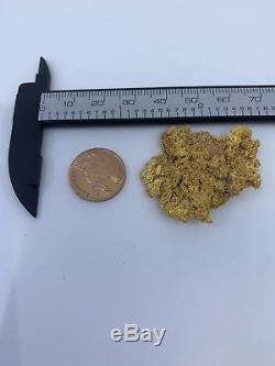 Australia Natural Gold Nugget / Nuggets Sponge Weight 19.15 Grams Rare