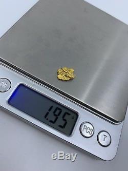 Australia Natural Gold Nugget / Nuggets Weight 1.95 Grams