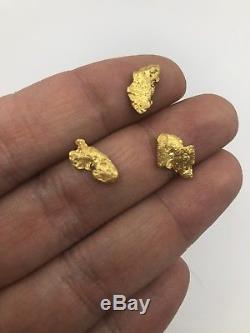 Australia Natural Gold Nugget / Nuggets Weight 3.22 Grams