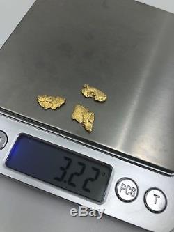 Australia Natural Gold Nugget / Nuggets Weight 3.22 Grams