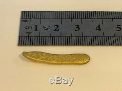 Australia Natural Gold Nugget / Nuggets Weight 3.95 Grams