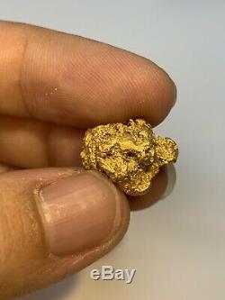 Australia Natural Gold Nugget / Nuggets Weight 6.58 Grams